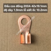  Đầu cos đồng 200A cốt đồng 200A ( 1 cái )